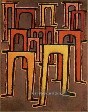 Revolution des Viadukts Paul Klee Ölgemälde